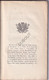 Vrijmetselarij/Franc-Maçonnerie -'s Gravenhage- Rouw Loge L'Union Royale - Nagedachtenis Verwey Mejan - 1850 (V2294) - Oud