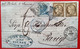 MIXTE RRR ! Regno D’ Italia 20c TUNISI POSTE ITALIANE1873+France Cérès 30c étoile PARIS (lettre) Sousse Tunisie (lettera - 1849-1876: Classic Period