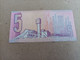 Billete De Sudáfrica De 5 Rand, UNC - South Africa