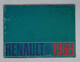 I112769 Brochure Pubblicitaria - Catalogo Renault 1968 - Voitures