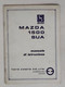 I112774 Uso E Manutenzione - Mazda 1500 SUA - 1971 - Voitures
