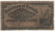 CANADA  25 Cents   P9b  Dominion Of Canada   Dated January 2nd 1900   ( Britannia ) - Canada