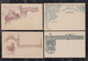 Portugal AFRICA 1898 4 Picture Stationery Cards MNH India - Portuguese Africa