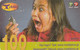 Greenland, GL-TUS-0007_0706, 100 Kr, One Girl With Mobile Phone, 2 Scans   Expiry 25-06-2007. - Greenland