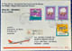 1995 MACAU INTERNATIONAL AIRPORT FIRST FLIGHT REGISTERED COVER TO BEIJING, PRCHINA - Storia Postale