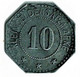 ALLEMAGNE / NOTGELD /  / KREIS SAARBURG BEZ TRIER /10 PFENNIG /  / ZINC / 20.7 Mm / ETAT TTB / 463.4 - Monetary/Of Necessity