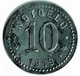 ALLEMAGNE / NOTGELD /  / UNTERWESERSTÄDTE /10 PFENNIG / 1919 / ZINC / 20.1mm / ETAT TTB / 558.2 - Monetary/Of Necessity