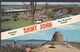 Canada PPC Greetings From SAINT JOHN New Brunswick, SAINT JOHN 1971 BAGSVÆRD Denmark 2x QEII. Stamps (2 Scans) - St. John