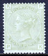 GREAT BRITAIN — SCOTT 70 (SG 153) — 1877 4d VICTORIA, SAGE GREEN — MH — SCV $1,350 - Nuovi