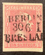 Preussen Mi. 10a BAHNPOST "BERLIN BRESLAU"  Tadellos Mit Voll-Stempel 1858 1Sgr (Prussia Railway Cancel TPO  Prusse - Oblitérés