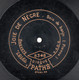 DISQUE PATHÉ 78Trs . " JOIE DE NÈGRE . PIDOUX " & " CASTILLANE. DELABRE " - Ref. N°9 D78 - - 78 Rpm - Gramophone Records