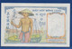 FRENCH INDOCHINA - P. 54e –  1 Piastre ND (1949) UNC-, S/n X.9999 645  Nice Serial - Indocina