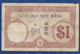 FRENCH INDOCHINA - P. 48b –  1 Piastre ND (1921/1931) VG/F, S/n L.4471 021 - Indochina