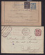 DDDD 635 -- FRANCE - Lot De 4 Entiers Postaux Sage Et Mouchon , 1896/1903 , Vers Le Bottier/Chausseur De Loose à BRUGES - Konvolute: Ganzsachen & PAP