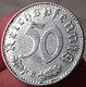 Monnaie 50 Reichspfennig 1939 B III Reich Allemagne - 50 Reichspfennig