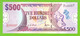 GUYANA 500 DOLLARS 2002- P-34a UNC - Guyana