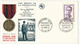 5 Enveloppes FDC "Héros De La Résistance" 1960 - Masse, Ripoche, Debeaumarché, Vieljeux, Bompain - 26/3/1960 - 1960-1969