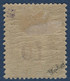 France Colonies Zanzibar N°13b* 1 Anna & 10 Sur 3c Gris Type III Tres Frais Signé CALVES - Unused Stamps