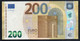 ITALIA € 200 SA S002 "00"  DRAGHI   UNC - 200 Euro