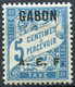 Delcampe - Gabon - 1910 - >1932 - Lot Timbres * TC Et Oblitérés - Nºs Dans Description - Gebruikt