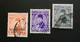 EGYPTE, 1944-1950, 2, 10 Et 20 Mills, Scott N° 243A77, 247A77, 250A77, Oblitérés - Used Stamps