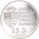 Monnaie, Andorre, 25 Diners, 1991, TTB, Argent, KM:65 - Andorra