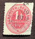 Mi 15 1865  1 1/3S (80€) TADELLOS & SPÄTE VERWENDUNG Gestempelt FLENSBURG 31.10.1867 !  (Schleswig Holstein Denmark - Schleswig-Holstein
