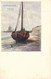 PUBLICITE - Voilier Sur Une Plage - Cacao Debeuxelaer - Signé ? - Carte Postale Ancienne - Pubblicitari