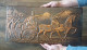 Ancienne Plaque De Mur En Cuivre Gaufré Décorative De Argishti Ier D'Urartu, Décoration Murale, Chekanka Arménien - Kupfer
