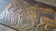 Delcampe - Ancienne Plaque De Mur En Cuivre Gaufré Décorative De Argishti Ier D'Urartu, Décoration Murale, Chekanka Arménien - Kupfer