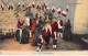 Danse - Les Pyrénées - Dans Ossaloise - Drapeau - Colorisé - Costume Traditionnel  - Carte Postale Ancienne - Dance