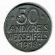 ALLEMAGNE / NOTGELD / LANDKREIS WEISSENFELS / 50 PFG ./ 1918 / FER / 24  Mm / ETAT SUP / 590.2 - Andere & Zonder Classificatie