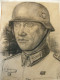 Kunst Bleistiftzeichnung / Pencil Drawings Militär  2.Weltkrieg  WW2 Soldat Uniform  36cm X 44 Cm  1939 - Radierungen