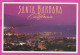 289186 / United States - Santa Barbara Tonight California - Nacht Aerial View Panorama Restaurants Theaters Night Clubs - Santa Barbara