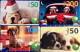MACAU LOT OF 4 DOGS IN PHONE CARD, USED, VERY FINE AND CLEAN, - Macau