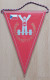 Czechoslovak Union Of Wrestlers, Ceskoslovensky Svaz Vzpirani Wrestling PENNANT, SPORTS FLAG ZS 4/2 - Habillement, Souvenirs & Autres