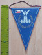 Czechoslovak Union Of Wrestlers, Ceskoslovensky Svaz Vzpirani Wrestling PENNANT, SPORTS FLAG ZS 4/2 - Bekleidung, Souvenirs Und Sonstige