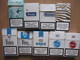 Lot Of 9 Empty Cigarette Packs / Boxes From The Belarus:  Winston, Minsk, Fest, NZ - Estuches Para Cigarrillos (vacios)