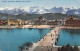 SUISSE - LUZERN - Seebrûcke - Bahnhof Und Die Alpen - Carte Postale Ancienne - Lucerne