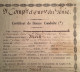 RR ! Certificat De Bonne Conduite 1853 ALGER EMPIRE FRANÇAIS (Algerie Génie Militaire France Military Militaria Document - Documents