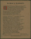 La Pochette Du Soldat Belge (Calendrier 1918, L'union Fait La Force) + Lettre Et Enveloppe. Complet / Prince Léopold - Grand Format : 1901-20