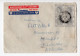 1960?  HONG KONG,GREAT BRITAIN,4 X 4.5 CENTS STAMPS,AIRMAIL TO YUGOSLAVIA,NORTHWEST ORIENT AIRLINES COVER - Lettres & Documents