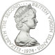 Monnaie, Îles Vierges Britanniques, Elizabeth II, Dollar, 1974, Franklin Mint - Britse Maagdeneilanden