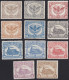 BELGIQUE, 1915, Chemins De Fer ( COB TR61,63,66,69,70,71,72,73,74,75,77 *) - Mint