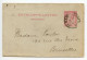 Belgium 1890 10c. King Leopold II Letter Envelope; Namur (Station) To Bruxelles - Briefumschläge