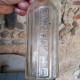 Ancienne Bouteille De Pharmacie En Verre Gravé Avec Pub  PL ASMARINE - Otros & Sin Clasificación