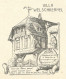 67 - SCHILTIGHEIM - Villa WELSCHKERNEL ( Propriété D' Auguste MICHEL ) - Carte Signée Ferdinand KALWEIT - 4 Scans - Schiltigheim