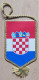 Croatia CROATIAN BASKETBALL FEDERATION PENNANT, SPORTS FLAG ZS 4/8 - Uniformes, Recordatorios & Misc