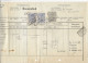 Déclaration Trans.Inter.(C.F./Spoorweg) Roosendaal > Gand Entrepôt TP Fiscaux Gand/Gent Douane 1923+CF Gent Stapelplaats - Transportmiddelen