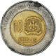 Monnaie, République Dominicaine, 10 Pesos, 2010 - Dominikanische Rep.